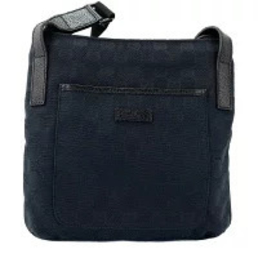 Gucci GG Canvas Shoulder Bag Black